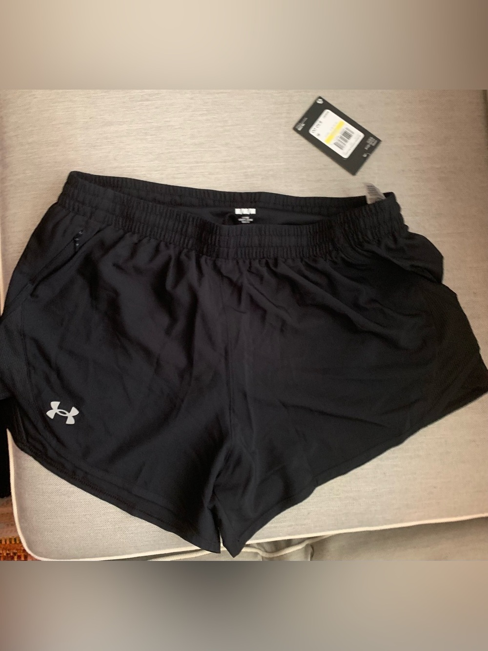 Under Armour Black Women's Performance Running Shorts